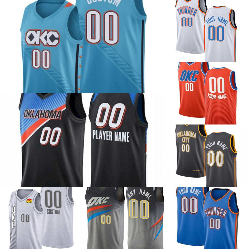 

75th Custom Men Women Youth Oklahoma's City Thunder's 2 Shai Gilgeous-Alexander 3 Josh Giddey 5 Luguentz Dort 16 Ty Jerome Basketball Jerseys, Purple