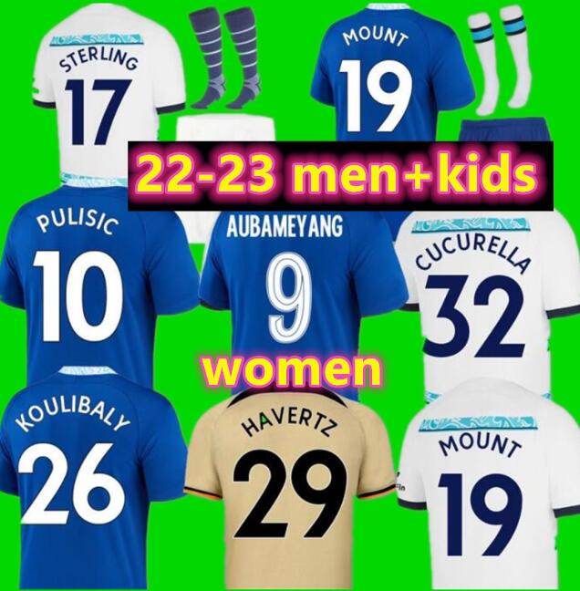 

22 23 cfc STERLING Soccer Jerseys FOFANA MOUNT Koulibaly HAVERTZ ZIYECH 2022 2023 PULISIC long sleeve women Football Shirt KANTE Men Kids set Kits uniform 3XL 4XL, 22/23 home