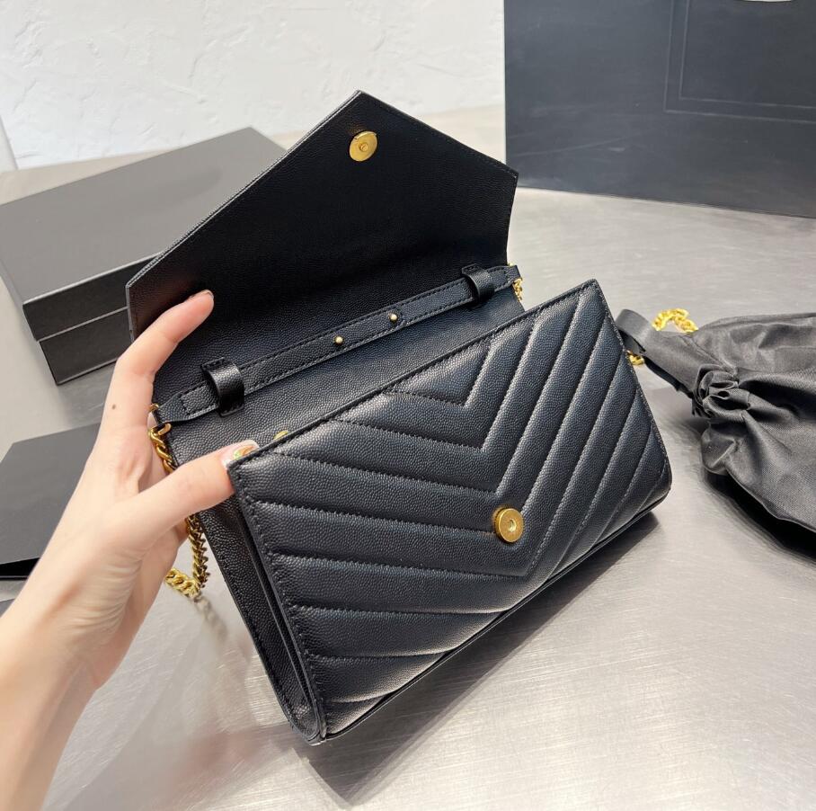 

Fashion Bag Designer Woman Bag Chain Shoulder Bags Black Genuine Leather Crossbody Purse Red Tan Card Holder Multi Pochette Small Cross Body Envelope Bag, Burgundy/silver alloy