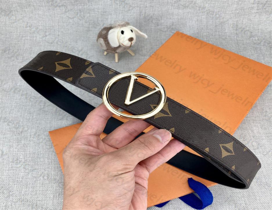 

Designer Belt Gold Silver Buckle Flowers Plaid Style for Man Woman Brown Wa