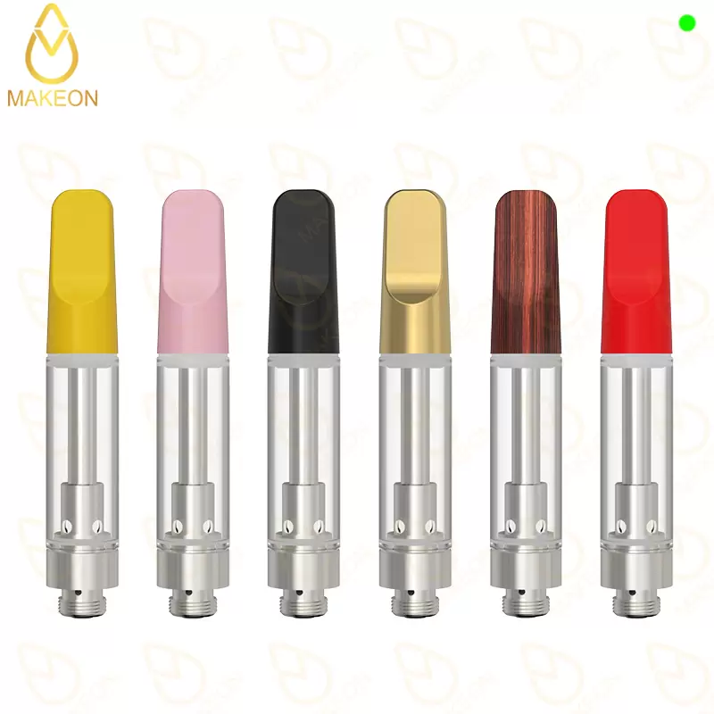

Lead free wood tip CC cartridges 510 thread atomizer 1.0ml capacity empty cart