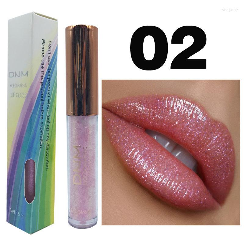 

Lip Gloss Waterproof Glitter Liquid Lipstick Crystal Glow Laser Holographic Tint Mermaid Shiny Pigment Lipgloss Makeup Cosmetics, 02