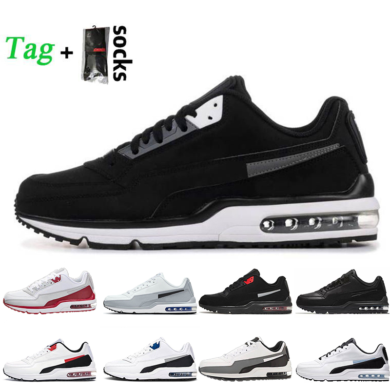 

2022 New Arrival LTD 3 Mens Running Shoes Fashion LTD3 University Red White Light Smoke Grey Blue Triple Black Trainers Sports Runner Sneakers Size 11, Black smoke grey 40-45