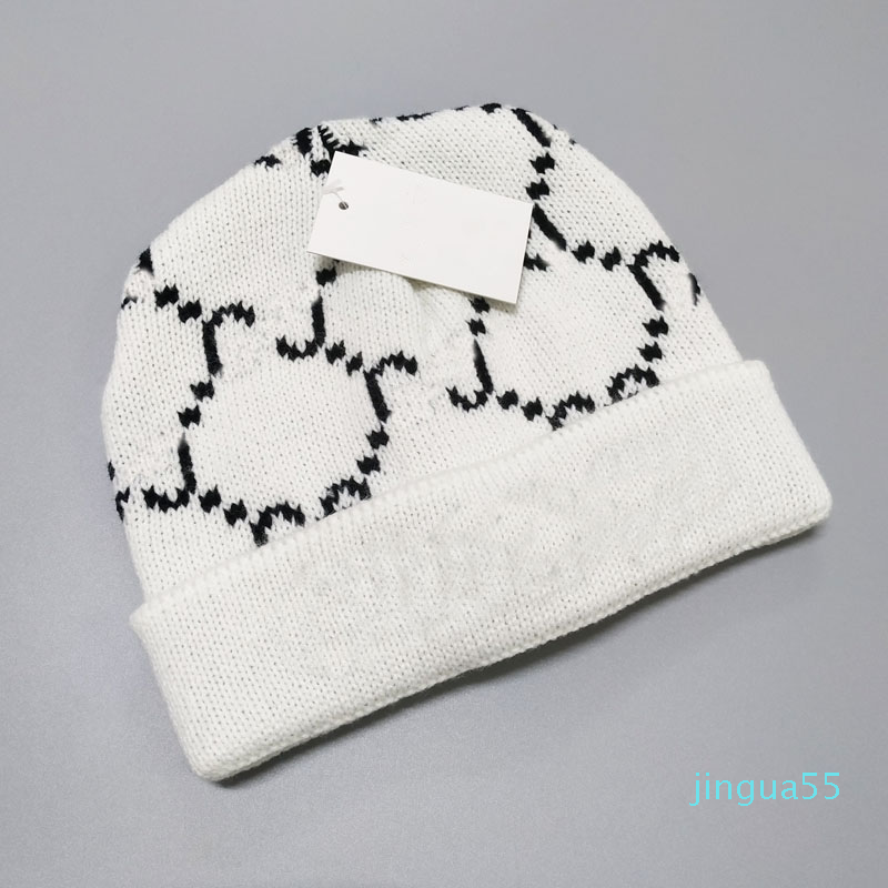 

Beanie Skull Caps Designers Bucket Hat Fitted Hats Sun Prevent Bonnet, White
