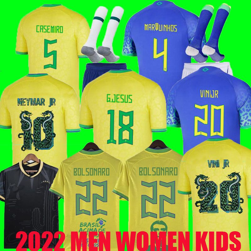 

2022 2023 soccer jersey brasil Camiseta de futbol men kids COUTINHO G.JESUS women long sleeve football shirts MARQUINHOS VINI JR SILVA Casemiro RICHARLISON bRAZILS, 13