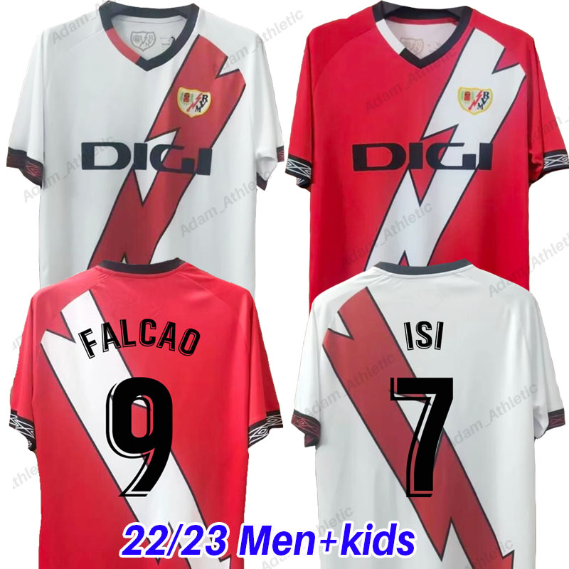 

Camiseta Rayo Vallecano soccer jerseys 22 23 FALCAO ISI BEBE football shirts UNAI LOPEZ ALVARO TREJO ANDRES SANTI NTEKA soccer jersey men kids kit, 22-23 home
