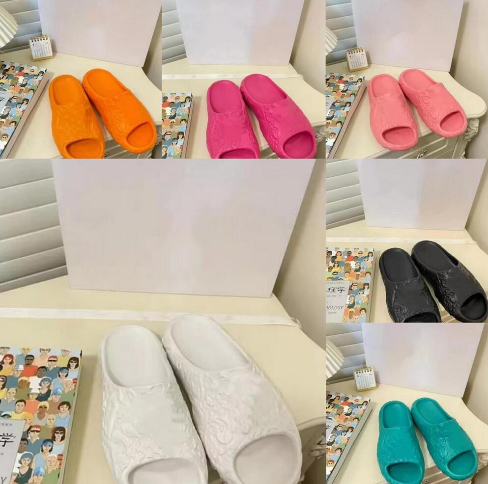 

Rubber Couples Slipper Designer Summer Flat Bottom Sandals Outdoor Beach Shoes Classic Printing Leisure Sandal Men Women Home Slippers, Not for individual sale