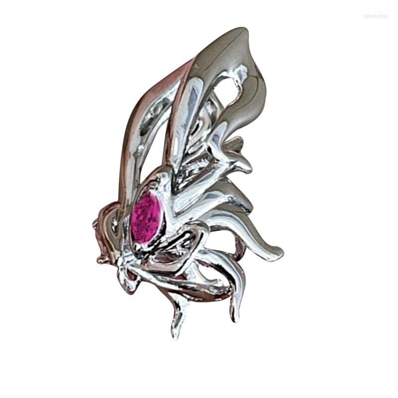 

Hoop Earrings Cartilage Clip Butterfly Ear Cuff Non Piercing Cuffs Conch Wedding Jewelry GiftHoop & Huggie