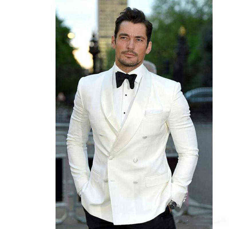 

Suits Blazers Newest Ivory Mens Suits Groom Tuxedos Bridesmaids Wedding Party Dinner Set Double Breasted Best Man Suits and J220906, Burgundy