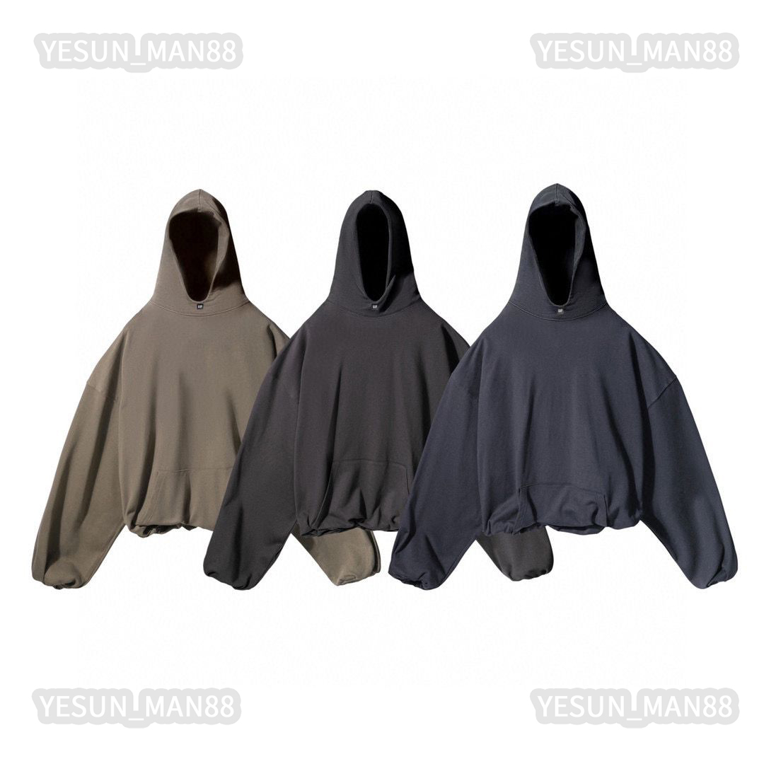 

Designer Kanyes Classic Wests Luxury Hoodie Three Party Joint Name Pure Color Mens And Womens Yzys Gaps Paris Pullover Sweater Hooded