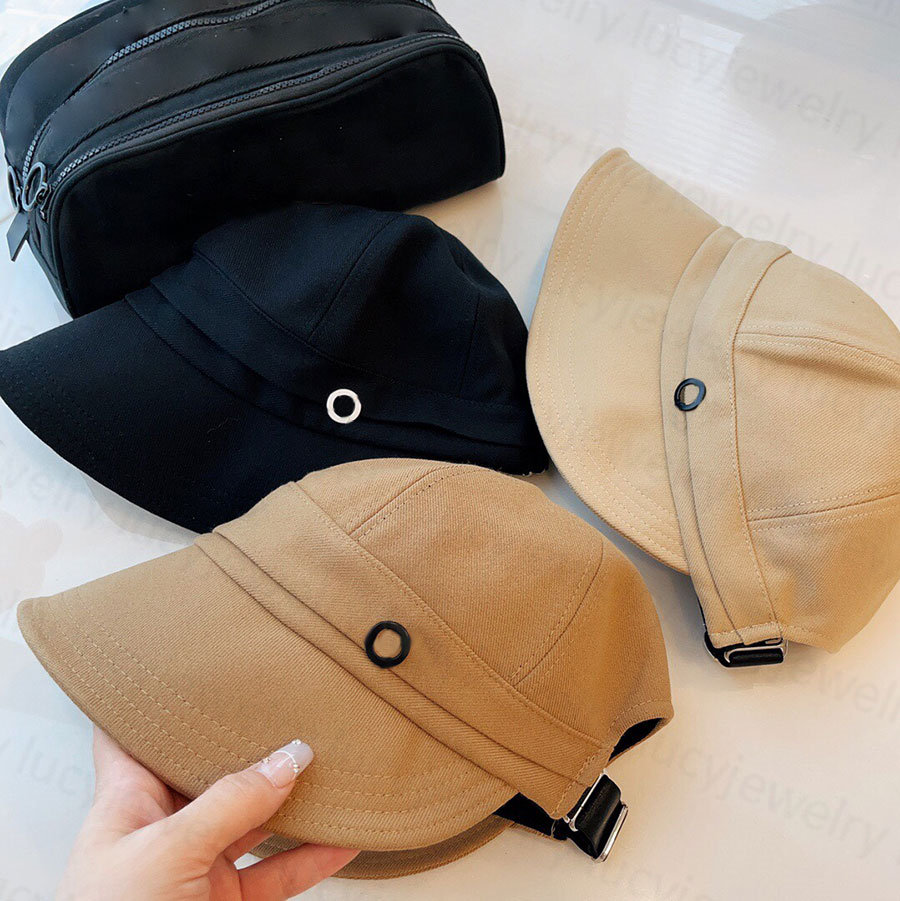 Fashion Ball Caps Designer Bucket hat Fall Cap or Man Woman Brown and black 2Color Hats fHigh Quality
