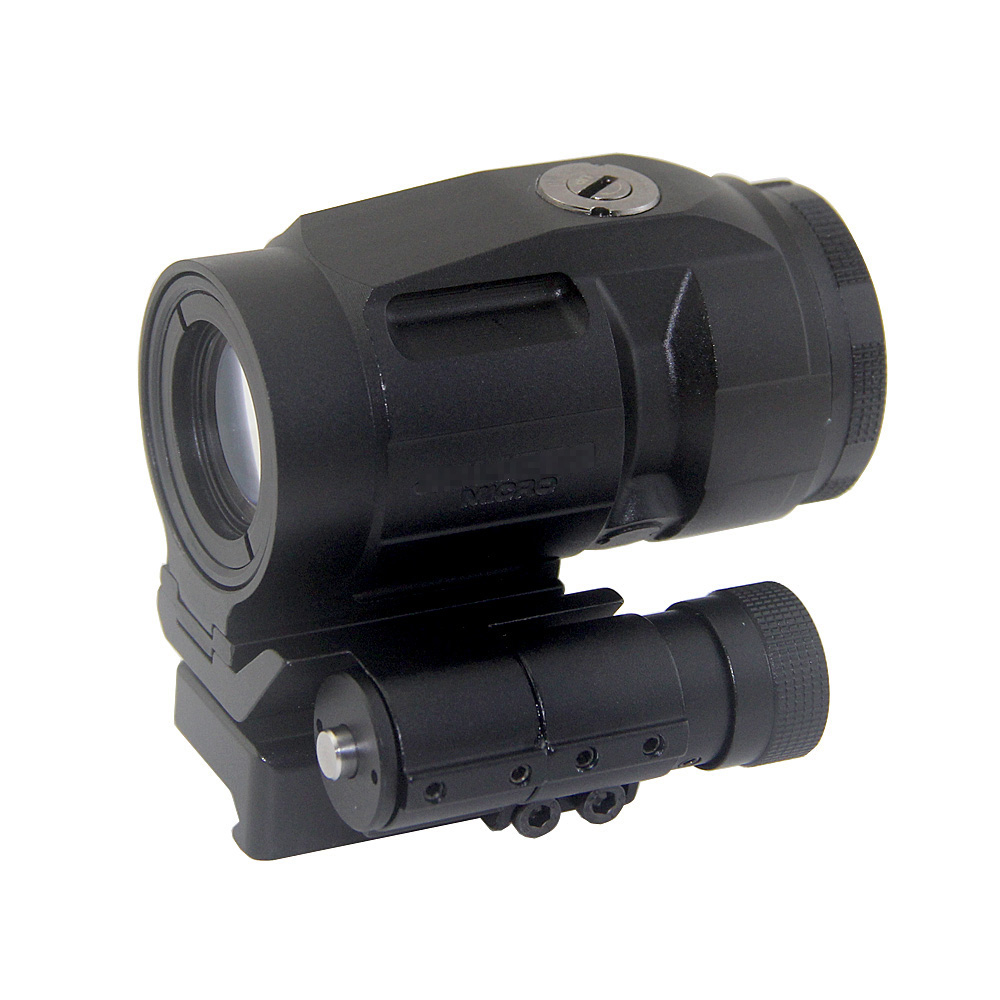 

Tactical JULIET3 3x Magnifier Scope 3x22 Hunting Rifle Optics Push-Button Mount with Spacers