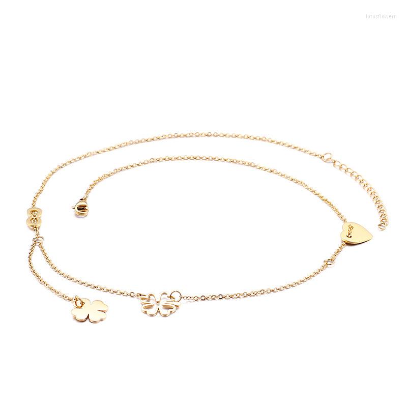 

Chains Jewelry Fashion Simple Leaves 8 Heart-shaped Accessories