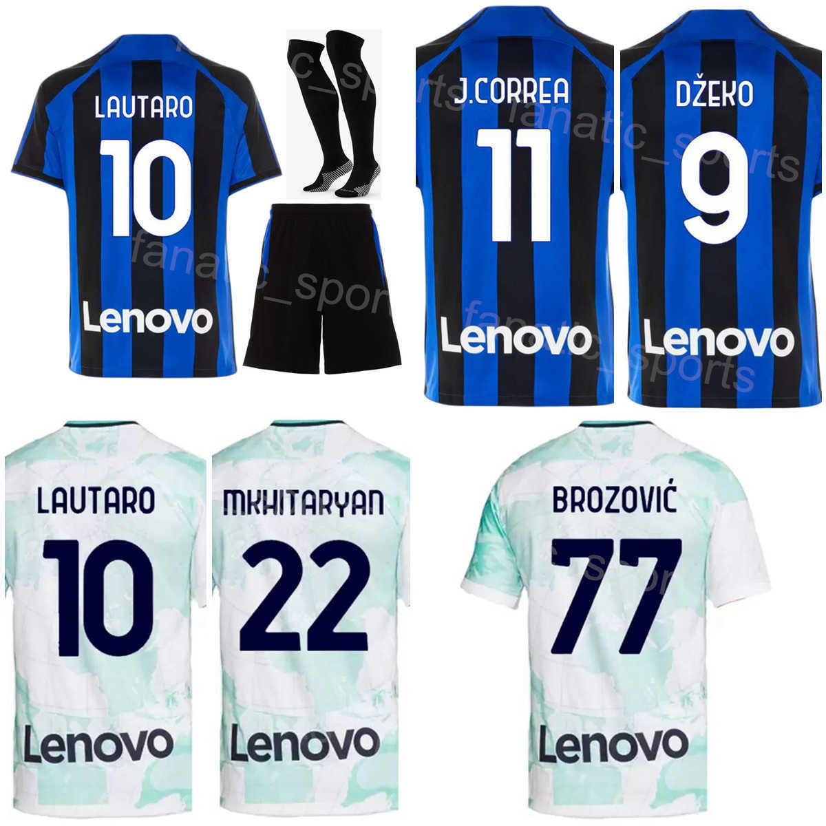 Men Youth Club 8 GOSENS Soccer Jersey Set 95 BASTONI 5 GAGLIARDINI 90 LUKAKU 2 DUMFRIES 32 DIMARCO 1 HANDANOVIC Football Shirt Kits For Sport Fan-image-801280966