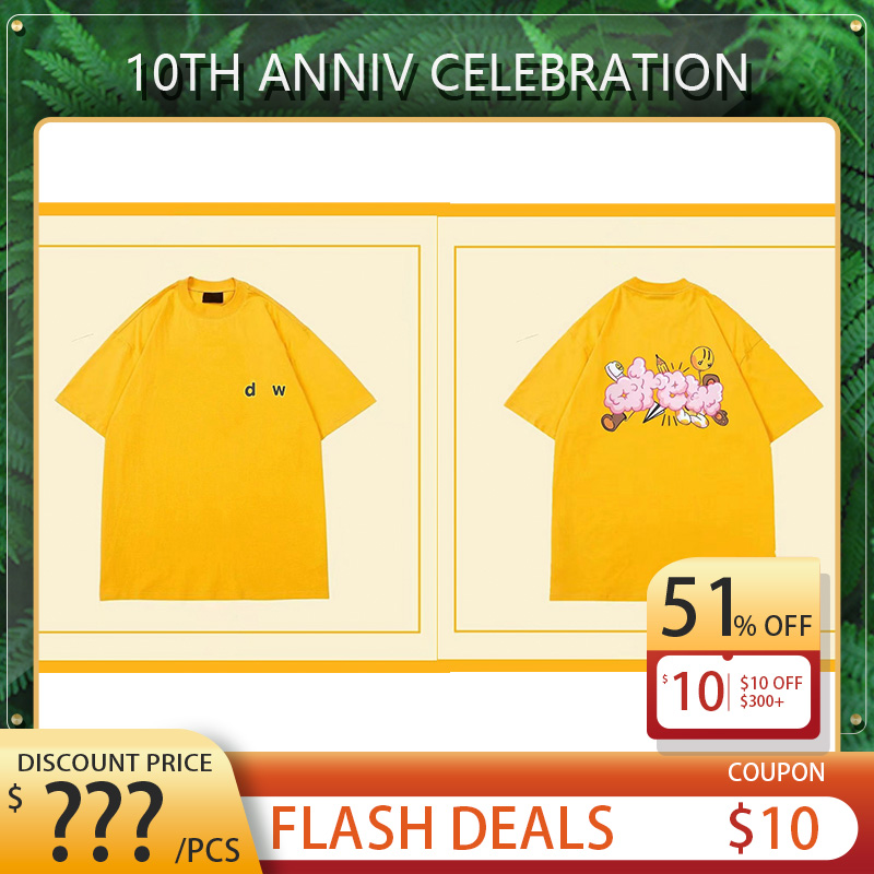

20ss Mens Designer T shirts Streetwear Fashion Man Woman Tees Smiley Printing, Oppbag(not sale)