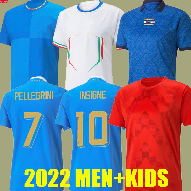 

2022 2023 BONUCCI ITALYS soccer Jersey home AWAY 22 23 JORGINHO INSIGNE VERRATTI men kids kit CHIESA BARELLA finals CHIELLINI Pellegrini Immobile FOOTBALL SHIRTS, Adult 2022 home long sleeve