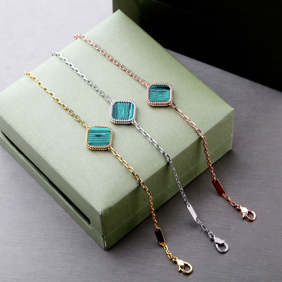 Clover Bracelet Clover Bracelet Gold Chain Bangles For Woman Links Braclets Woman Armband Tennis Bangles Chains Braclet Pulsera Bracciale Braccia-image-801375811