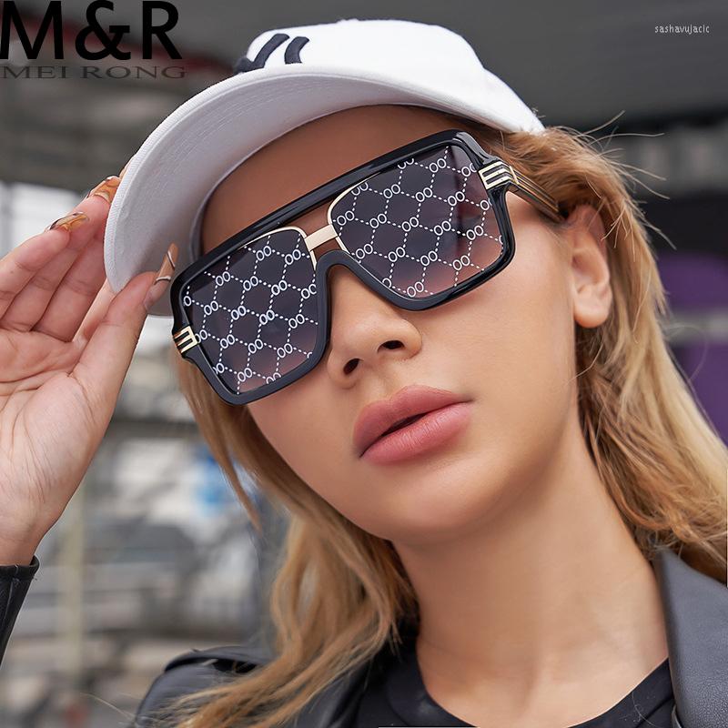 

Sunglasses Fashion Big Frame Women's Square Metal Sun Glasses Men Retro Vintage High Quality Gafas
