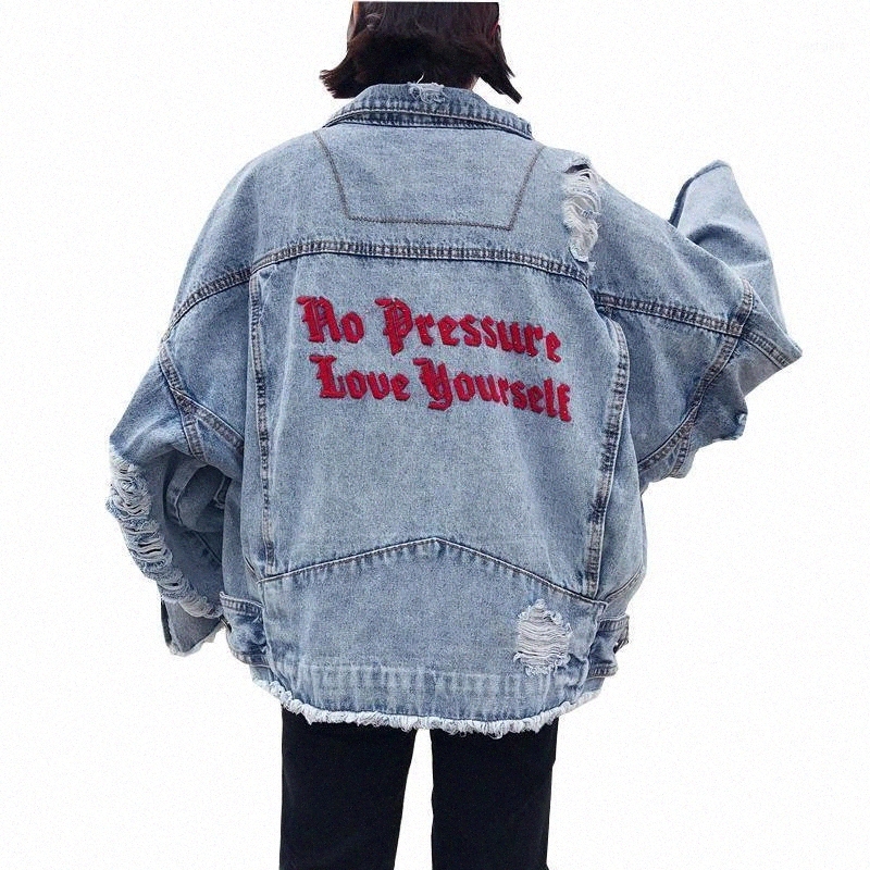 Women's Jackets tajiyane 2020 Spring Autumn Denim Jacket Women Steetwear Harajuku Jackets Korean Vintage Ladies Coats Casaco Feminino ZL3551-image-801415342