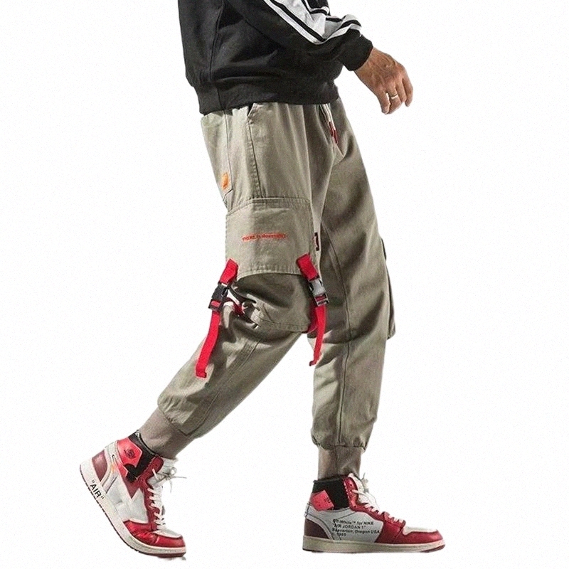 Men's Pants men's Pants Men Side Pockets Cargo Harem Male Tatical Joggers Trousers Fashion Streetwear Loose Sweatpants Hip Hop Casual1-image-801390915