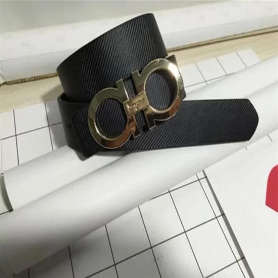 

2022 Smooth leather belt luxury belts designer for men big buckle male chastity top fashion mens whole294b