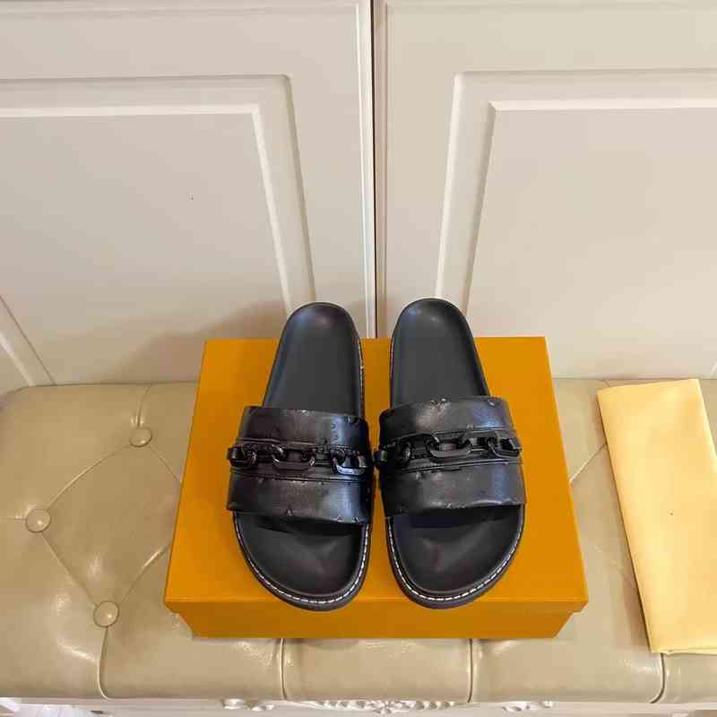 

Slippers Sandals Summer Women Bathroom Casual Flip-flops Indoor Pajamas Party Wear Non-slip Chain Factory Footwear CFN8, 2# shoe box