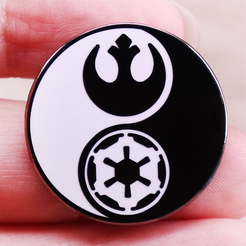 

Other Fashion Accessories Stars War Yin Yang Rebel Alllliance Galacttic Empire Star Symbol Enamel Pin Movie Brooch Badge Backpack Decoration Jewelry