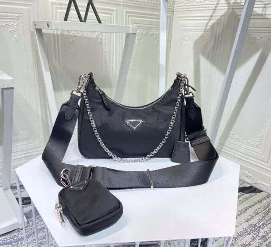 

Fashion Bags Cross Body high quality nylon Handbags Bestselling wallet women bags Crossbody bag Hobo purses, Black