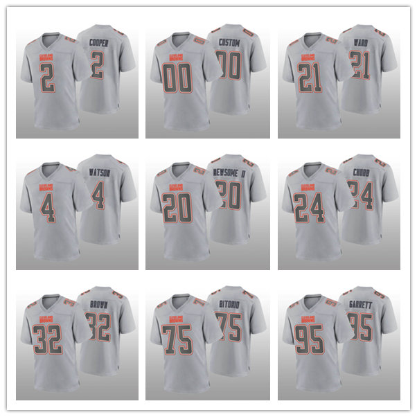 

Football Jersey Amari Cooper Deshaun Watson Myles Garrett Denzel Ward Nick Chubb Cleveland''Browns''MEN Atmosphere Fashion