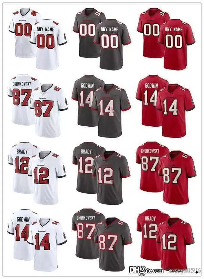 

Football Jerseys custom Tampa''Bay''Buccaneers''12 Tom Brady 14 Chris Godwin jPygND, Color