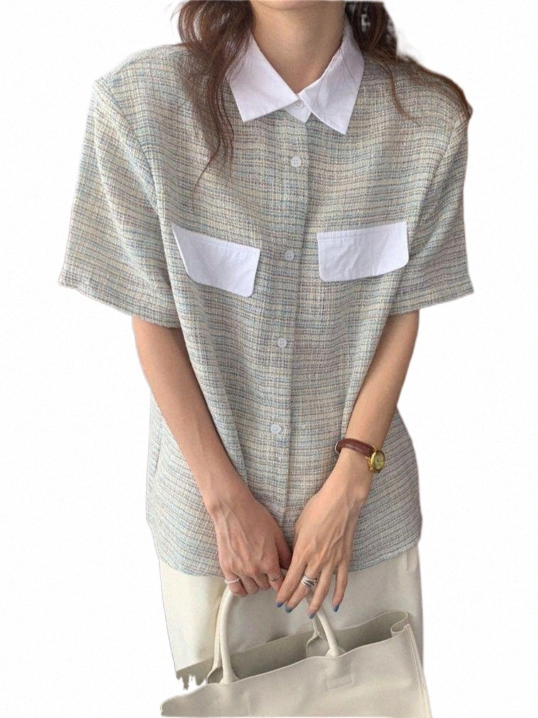 Women's Jackets women's Jackets HririP Office Wear Coats Pockets Patchwork Summer Women Chic Streetwear Work 2022 Slim Elegant Loose Mu-image-801384218