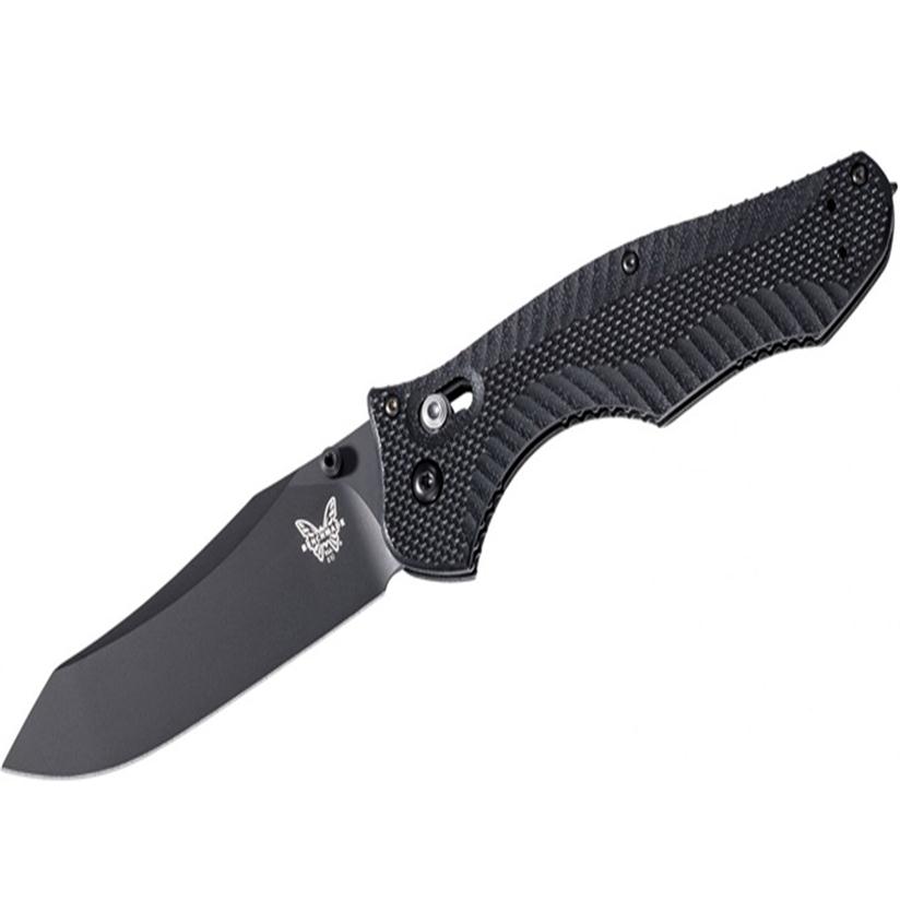 

Top Benchmade infidel 42 Osborne Contego Folding Knife 3 98 CPM-M4 Black Plain Blade G10 Handles - 810BK Knives301S