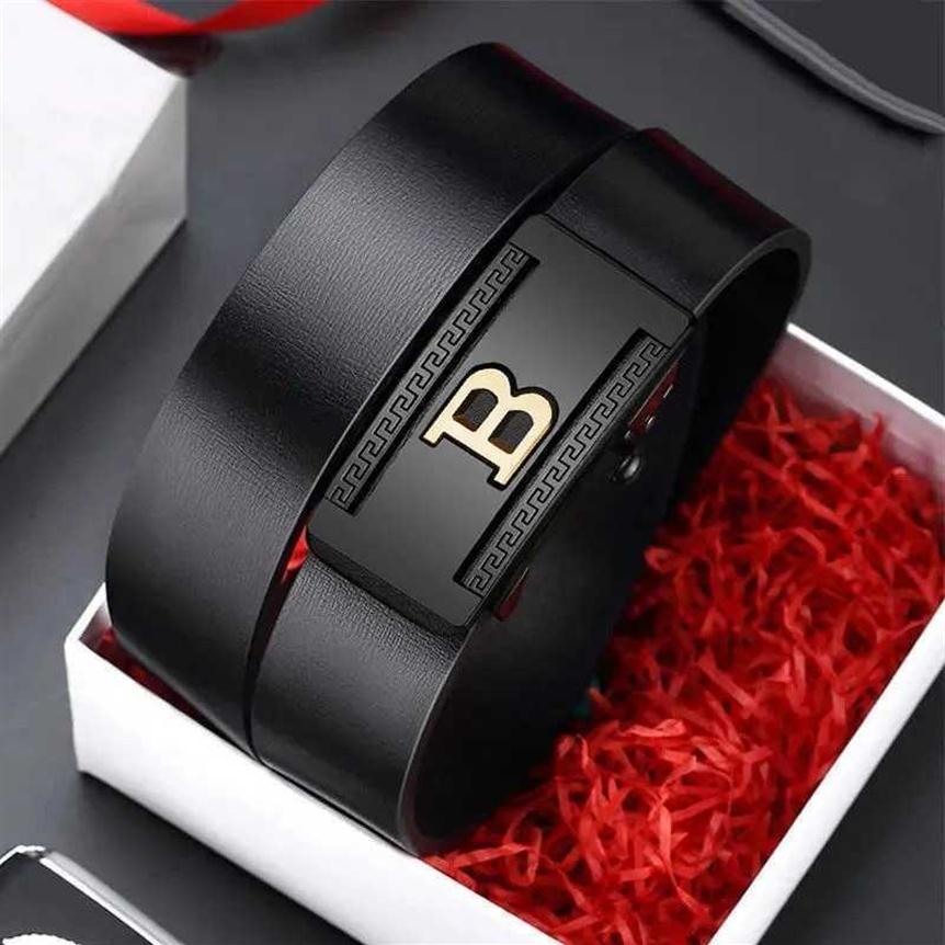 

2022 Famous brand designer fashion letter buckle men's waist belt classic luxury top quality whole men women238b, Black
