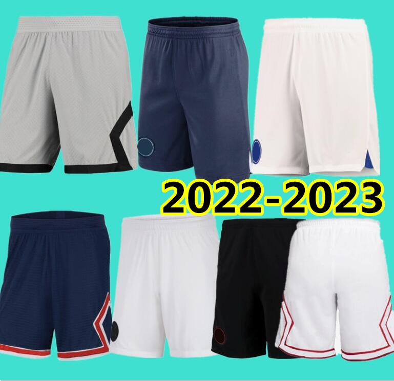 

2022 2023 MBAPPE soccer shorts 22 23 psgs home blue away gray third white man football pants fourth black men paris maillot HAKIMI SERGIO RAMOS short de foot, 2022/2023 home