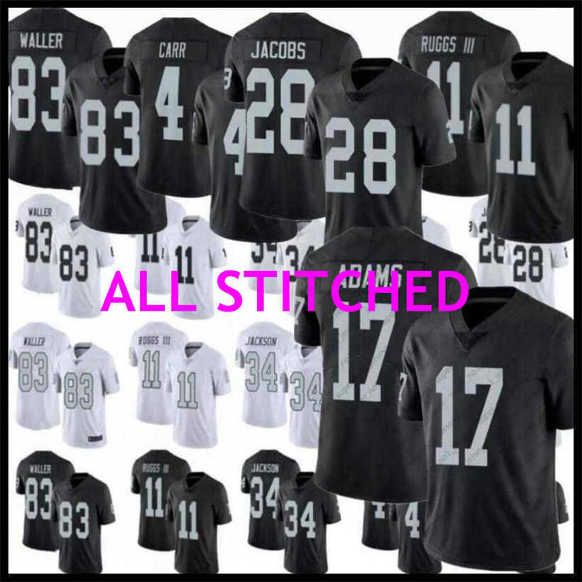 

Custom Las Vegas''Raiders''17 Davante Adams Jersey Maxx Crosby Hunter Renfrow Darren Waller Black Derek Carr Josh Jacobs Football Jerseys Mens Youth Womens 4XL, Color