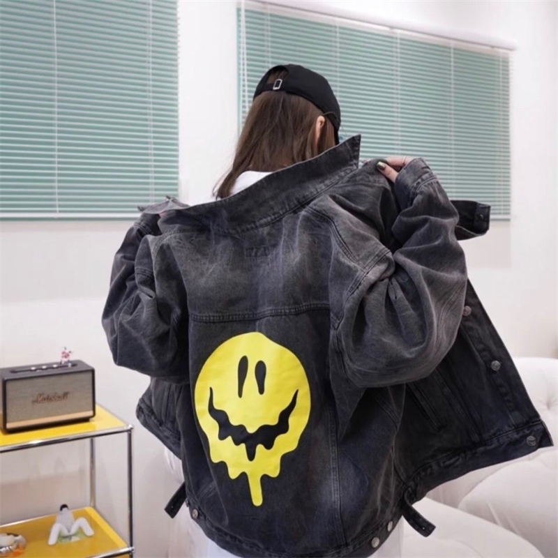 

Paris Jackets Balencaigass Coat Luxury couple' old denim jacket for men and women, Black