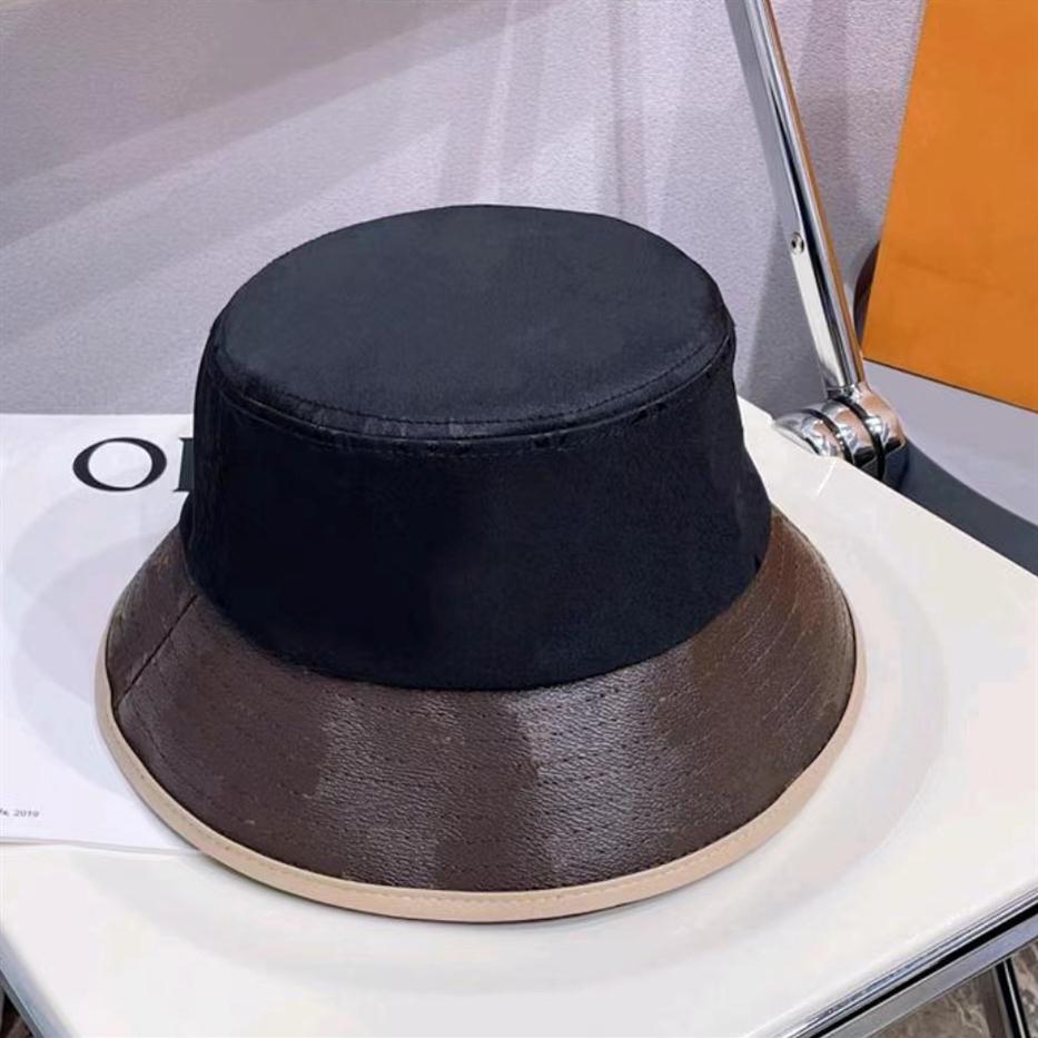 

Luxurys fashion designers bucket hat high quality couple hat classic cotton casual stripe logo mens and womens sun visor 2 colors is ve2258, Black