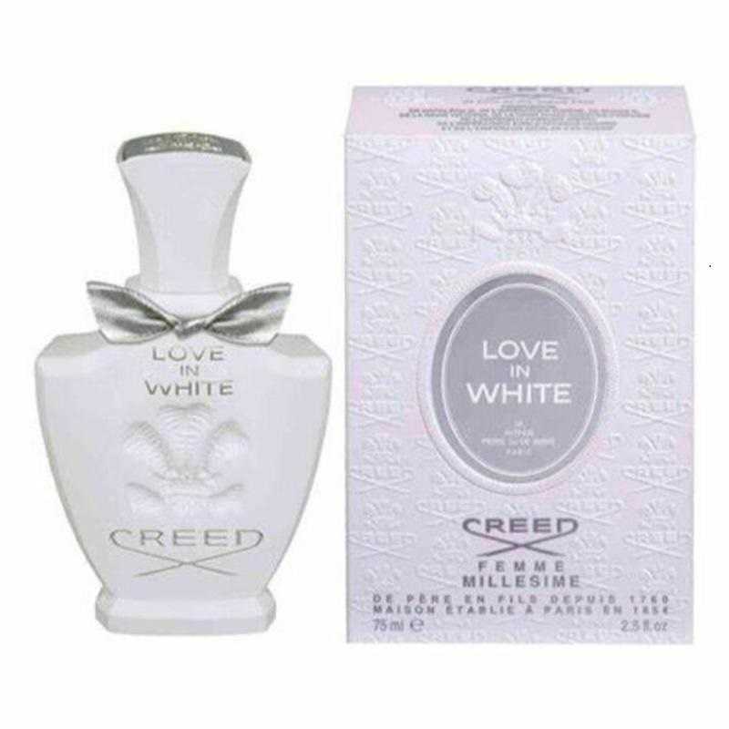 

Incense Perfect Packaging Newest 75ml Creed Love in White Perfume Men Women Unisex Fragrances Eau De Parfum Millesime Spray Long Lasting Smell