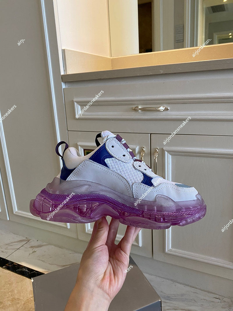 

Balencigas Women Casual Balencaigas Shoes Trainers Clear Bubble For White Platform Luxurys Designers Triple S Outdoor Balenciagas Men Sneakers shoe, Buy the box
