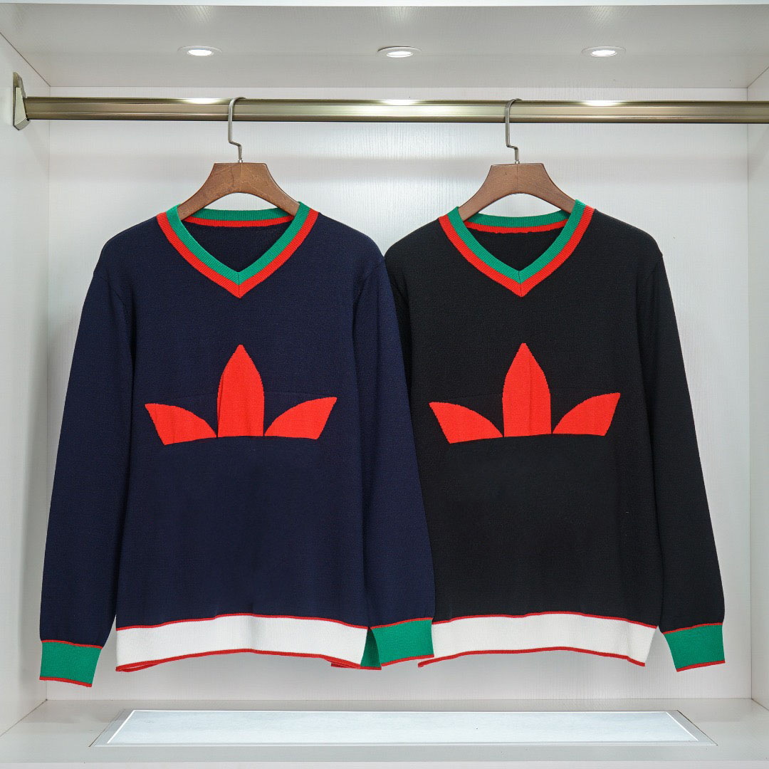 

Men's Plus Size Sweaters hoodies in autumn / winter 2022acquard knitting machine e Custom jnlarged detail crew neck cotton hQ24GTTT, Black