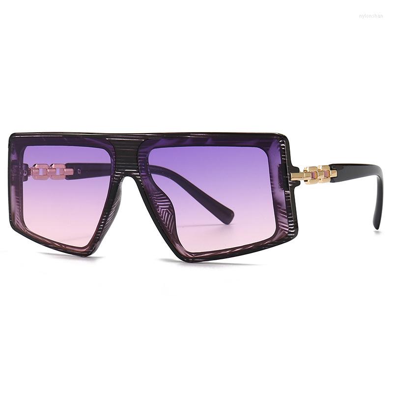 

Sunglasses Oversized Luxury Fashion Trend Punk Women 2022 Large Square Sun Glasses Men Lady Shades Oculos Retro De Sol UV400