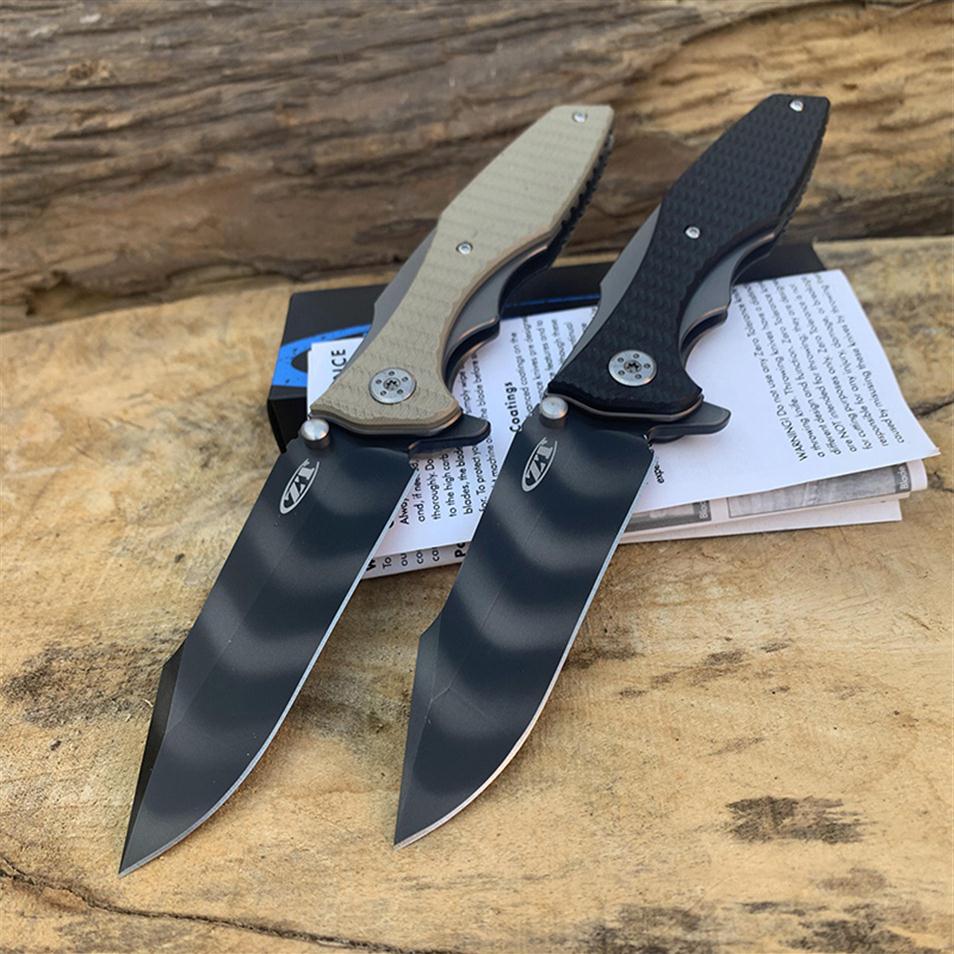 

Recommend ZT 0393 tactical folding knife ball bearing flipper blade G10 handle pocket survival outdoor camping hunting knives EDC314M