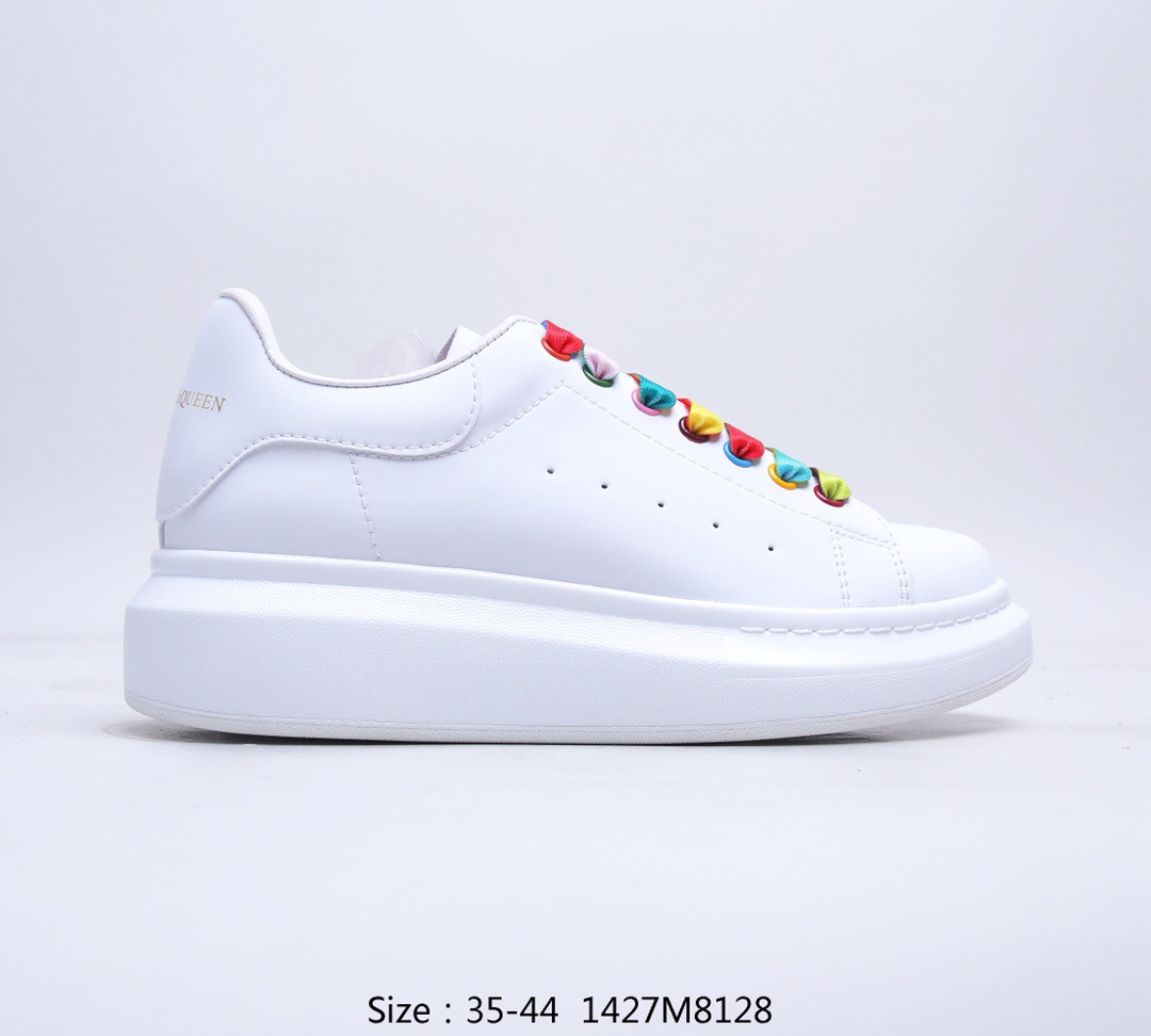 17Color only McQueen Sandals Top Quality Womens Men White Black Mc Alexander Mcqueens Casual Boots Designer Alexanders Mcqueen Trainers 36-44