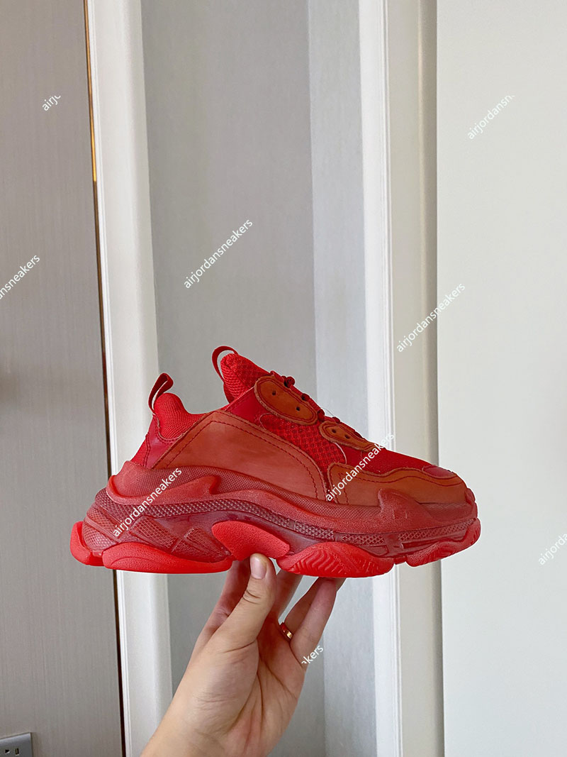 Balencigas Femmes Casual Balencaigas Chaussures Baskets Clear Bubble Pour White Platform Luxurys Designers Triple S Outdoor Balenciagas Hommes Sn