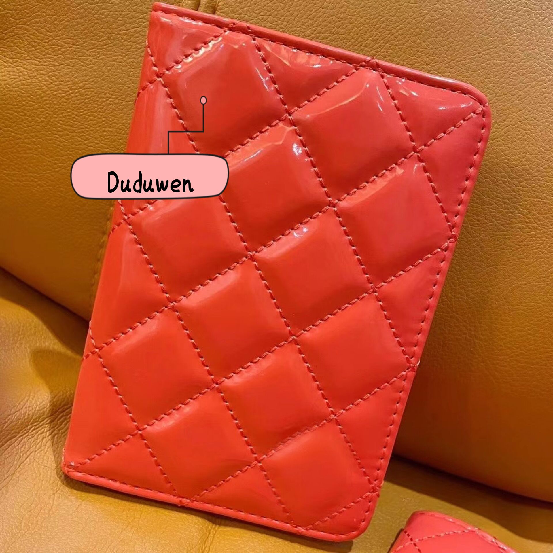 

watermelon red cards holder C metal mark classic passport cover classical id card Organizer vip, Black