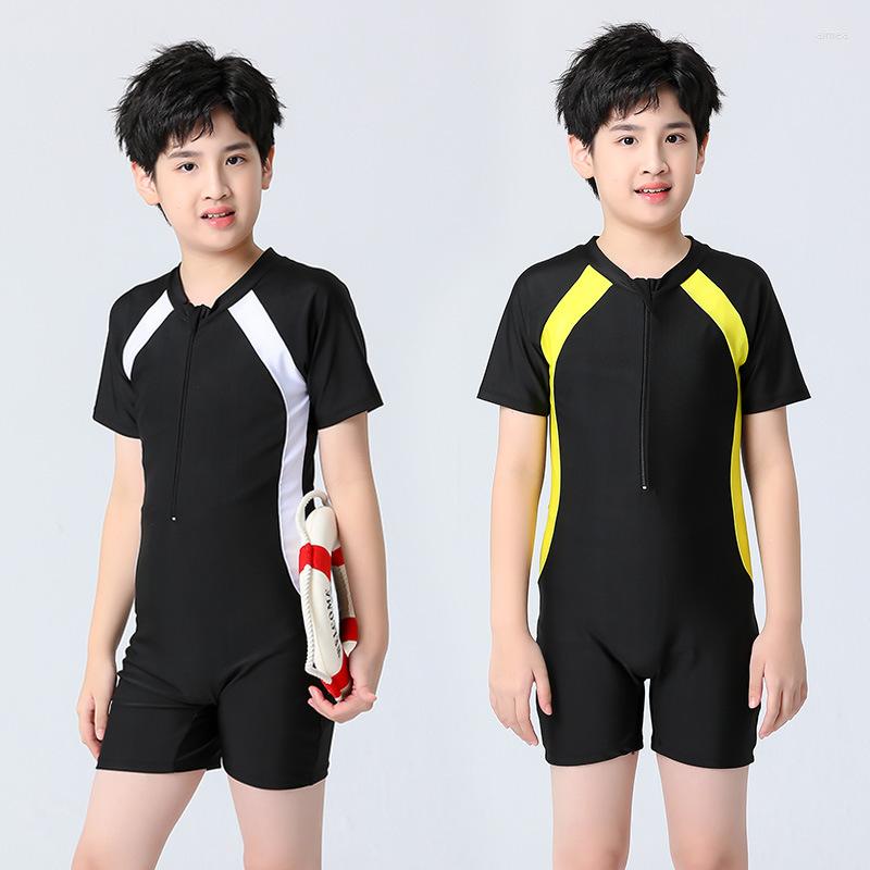 Women's Swimwear 2022 Swimsuit Quick-drying Waterproof High Elasticity Children's One-piece Teen Student Summer Swim Suit-image-801452388