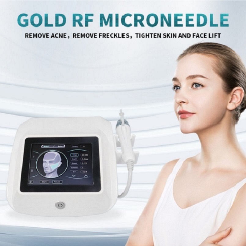 RF Fractional Microneedle Machine Facial Lifting Wrinkle Removal Microneedling Beauty Device