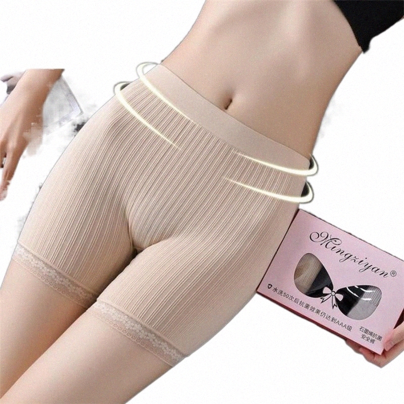 

Women's Panties women's Panties High Waist Lace Ladies Vertical Stripe Cotton Boyshorts Underwear Women Safety Pants Black/Khaki/Grey J4AV#