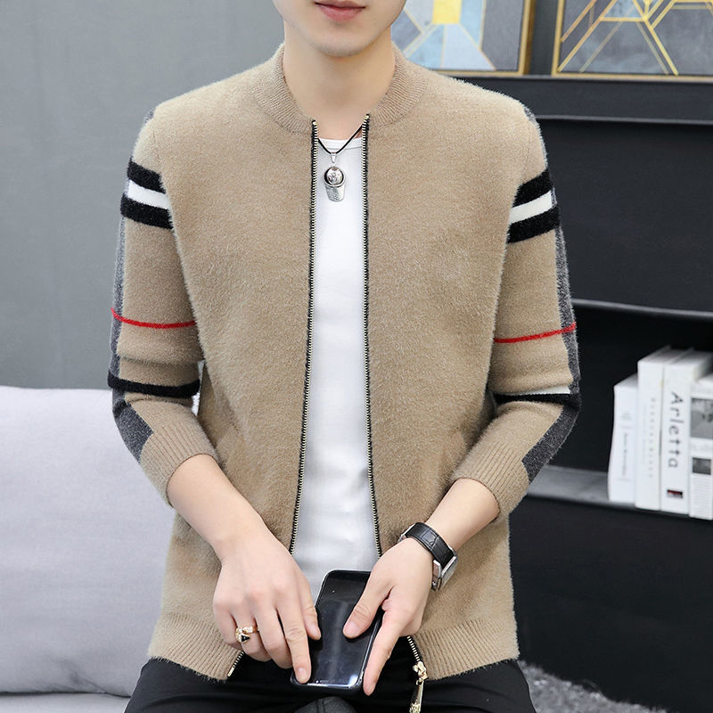 Fashion Mens Jackets Designer Knitting Coat Spring utumn Outwear Windbreaker Zipper Knits Man Casual Jackets Outside Sport Clothing Size S-5XL