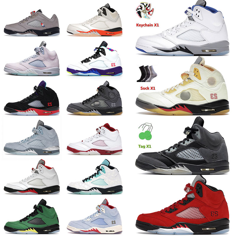 

Off Sail Men Basketball Shoes 5 5s V Top 3 Jumpman Anthracirte Gangen Camo Bluebird Sail Metallic Gold Offs White Jorden Sneakers Sports Trainers 36-47, C23 we the best 40-47